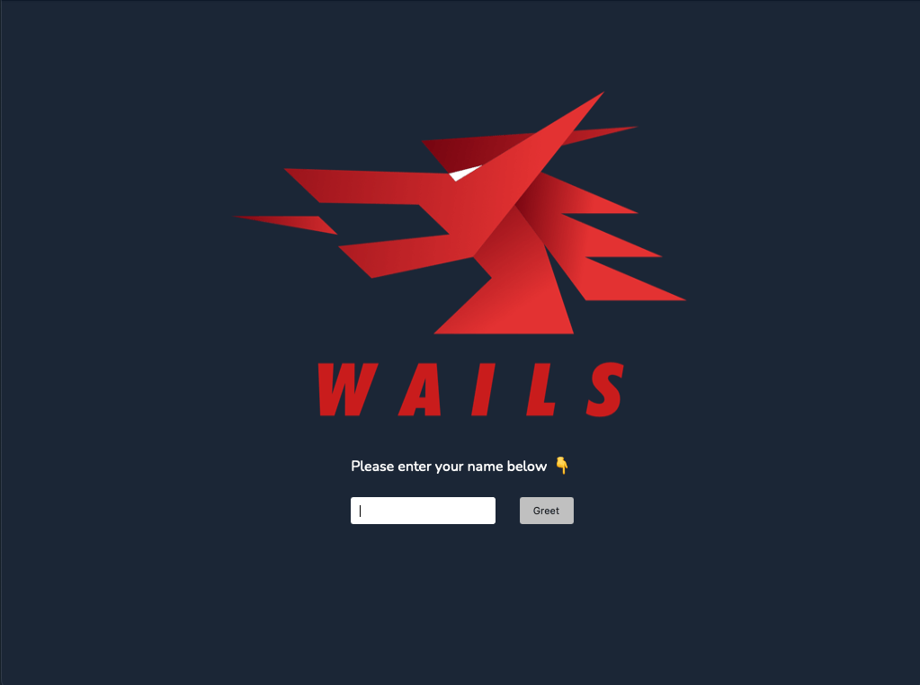 Go Init Wails Application